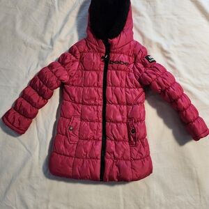 bebe Pink Puffer Jacket for Kids